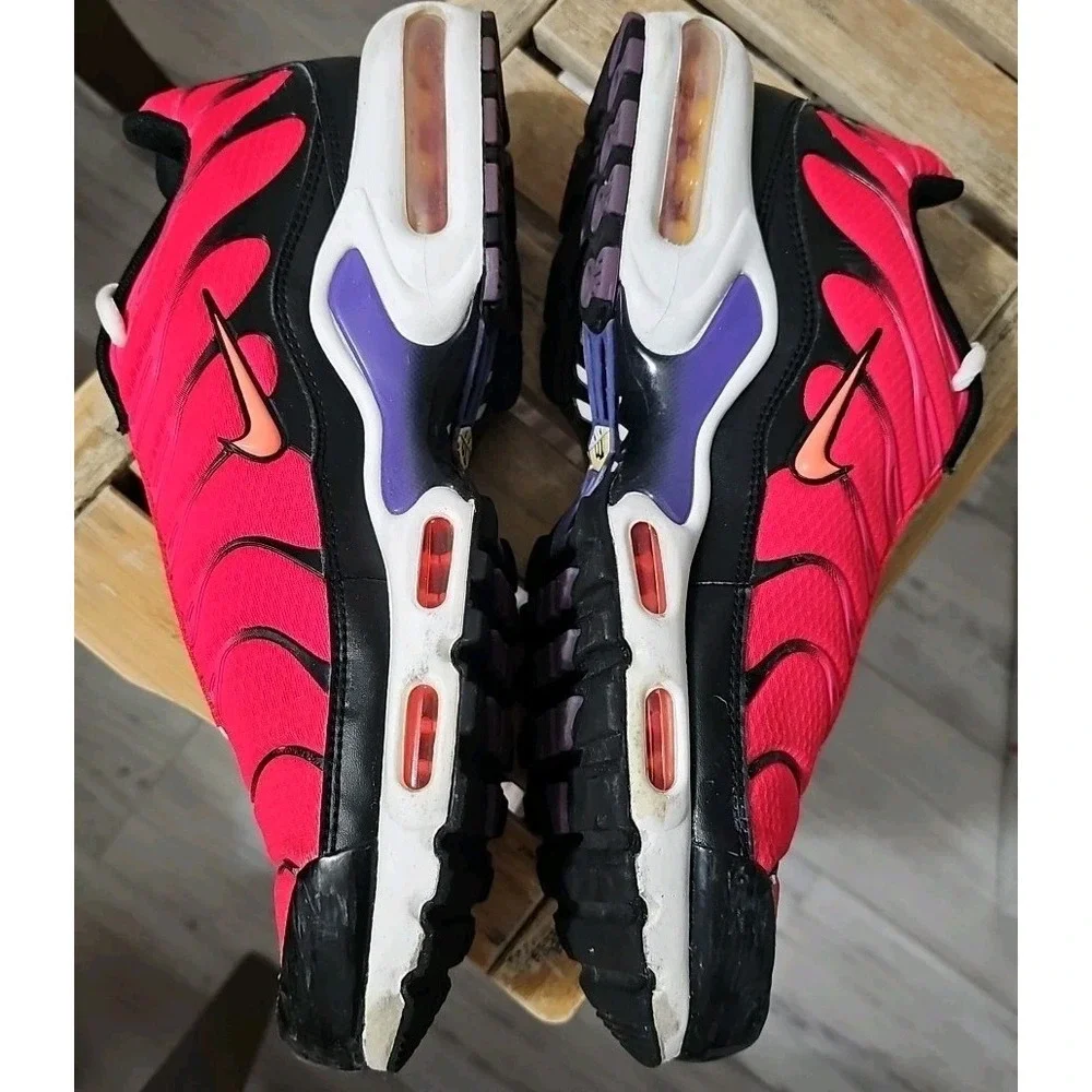 Nike Air Max Plus TN DJ5138-600‎ Red Black Purple Mens Size 10